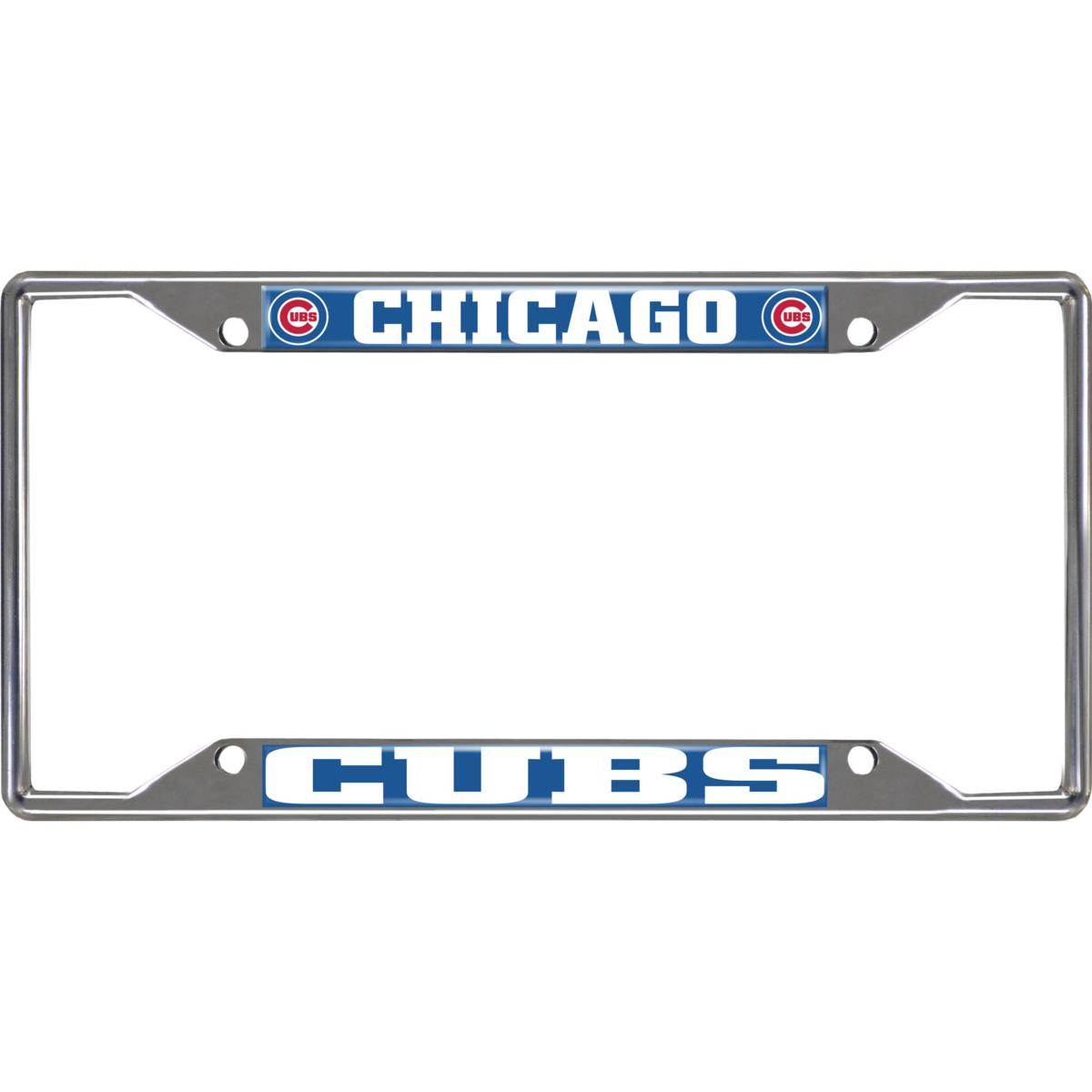 Officially Licensed MLB Chicago Cubs Metal License Plate Frame ...