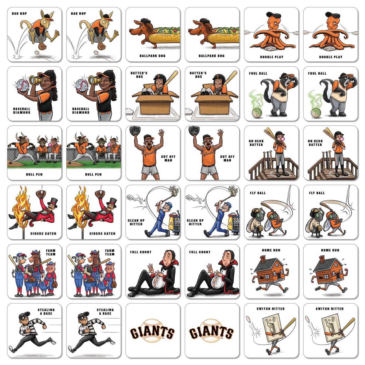 MLB San Francisco Giants 500pc Find Joe Journeyman Puzzle