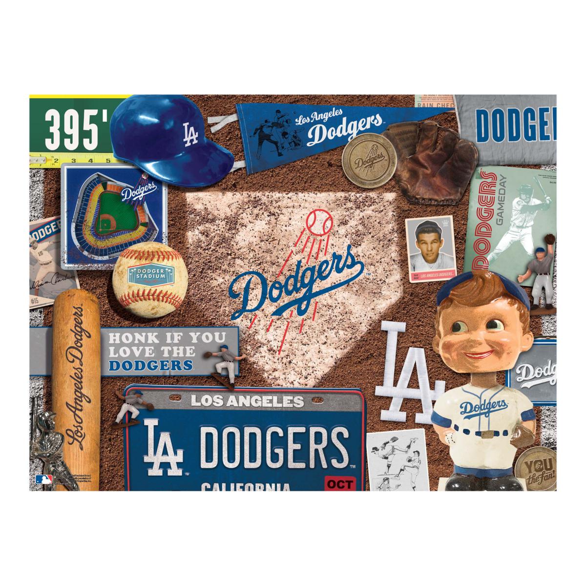 Officially Licensed MLB Los Angeles Dodgers Retro 500-Piece