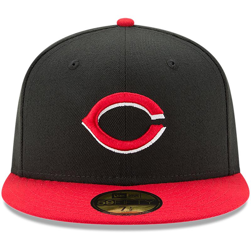 Cincinnati Reds New Era Red/Black Road Authentic Collection On