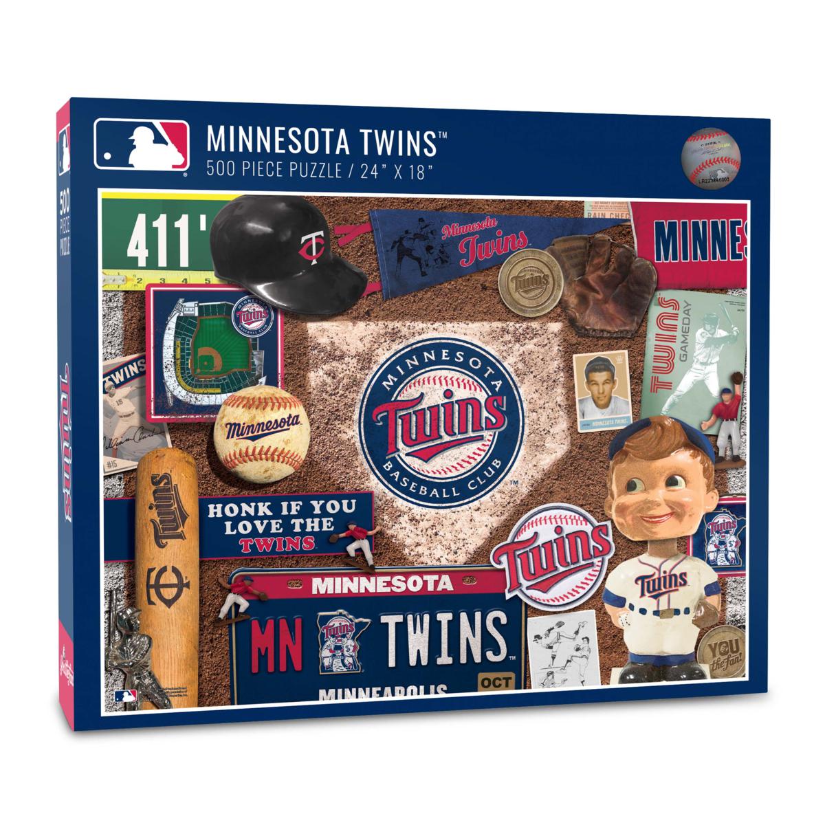 YouTheFan MLB Minnesota Twins 3D Logo Series Multi-Colored