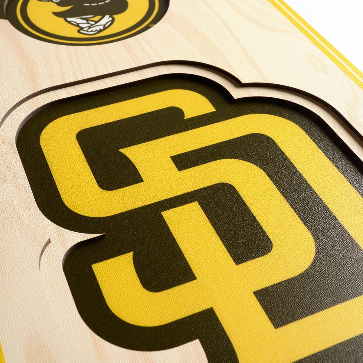 San Diego Padres Official 2-Sided (Logo and Petco Park) Vertical