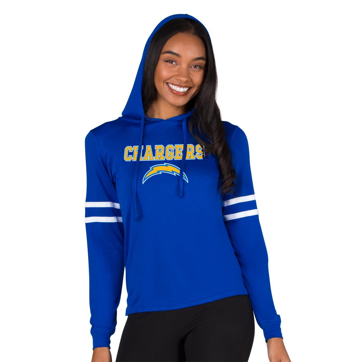 Officially Licensed NCAA Concepts Sport Chargers Ladies Hood Top ...