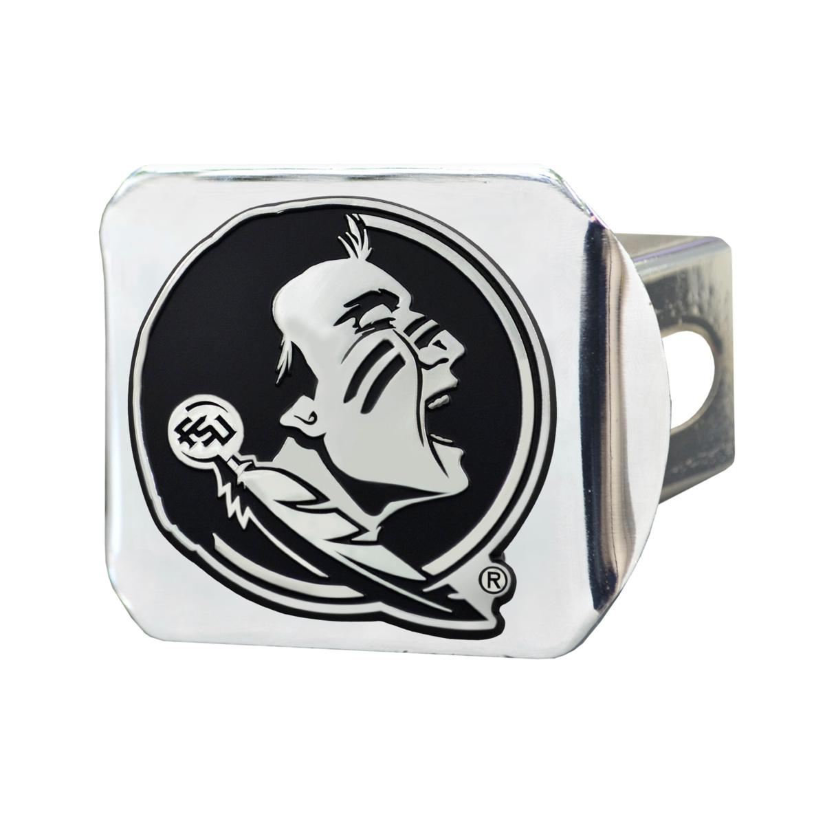 Officially Licensed NCAA FL State Seminoles Chrome Metal Hitch