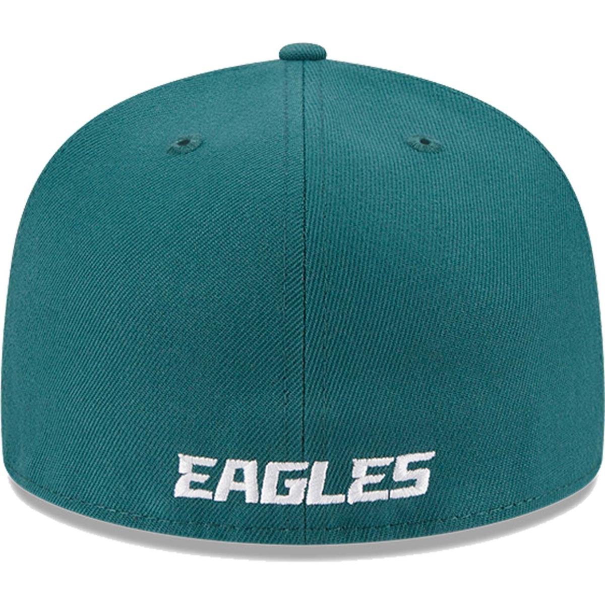 New Era 9FIFTY 2 Two Tone Philadelphia Eagles Snapback Hat Black Midnight Green