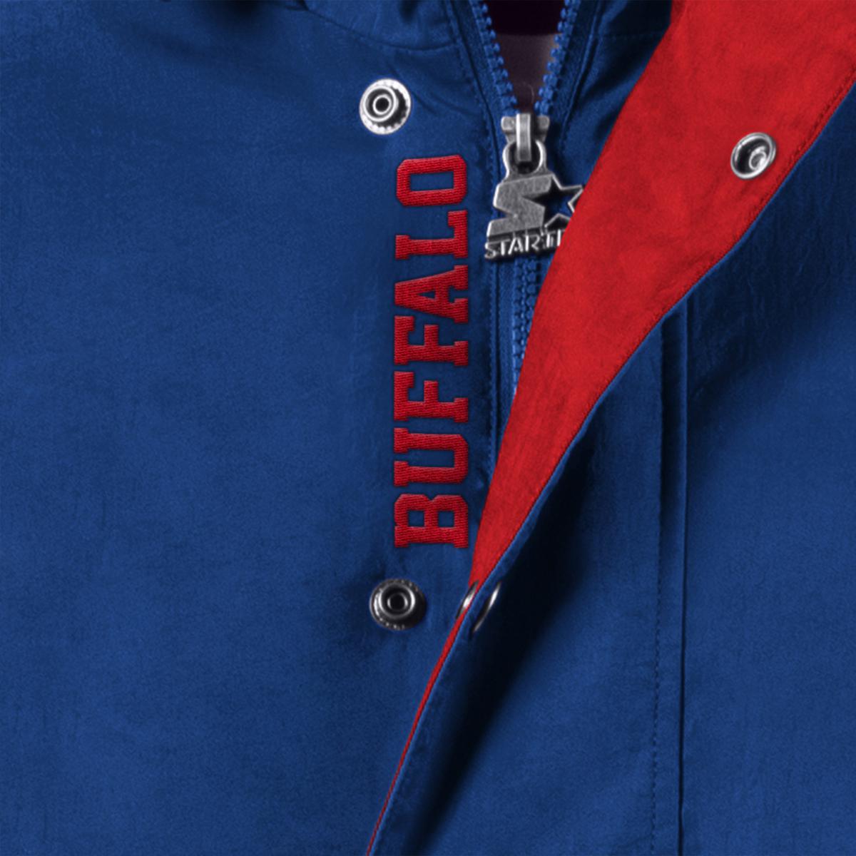 NFL Varsity Buffalo Bills Royal Blue and Red Jacket - HJacket