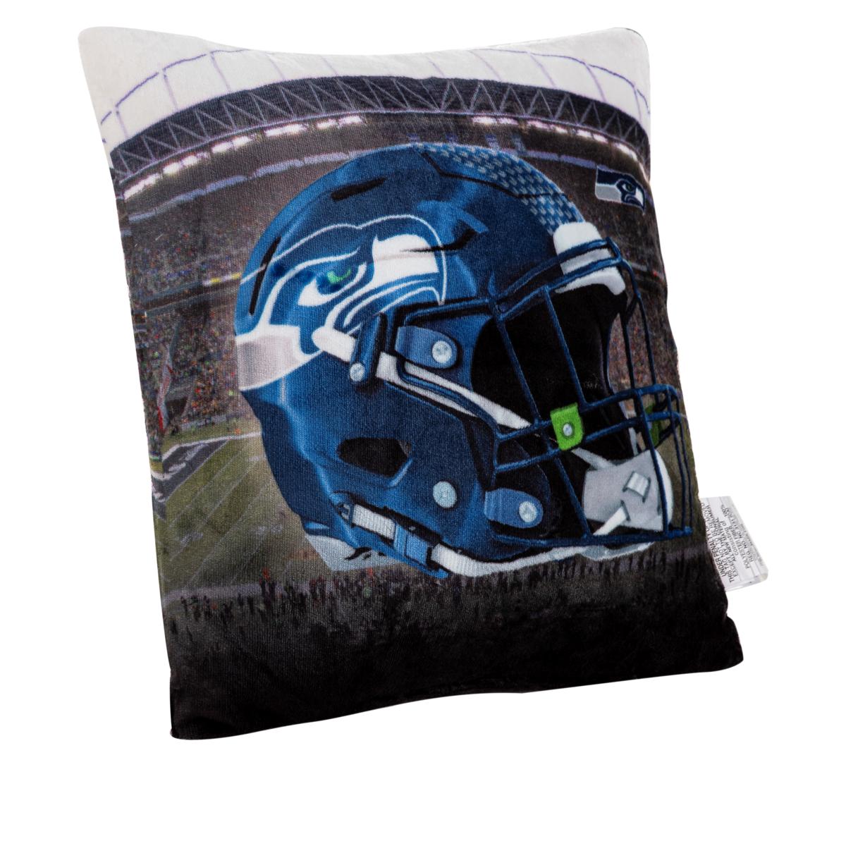 Officially Licensed NFL 16 x 16 Home Turf Pillow - Seahawks