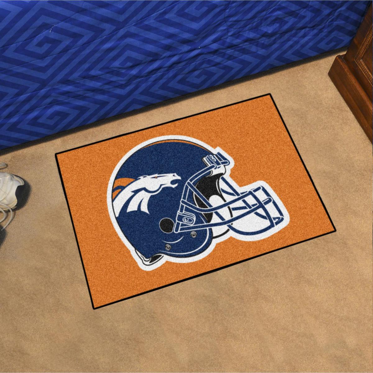 Officially Licensed NFL 19 x 30 Helmet Logo Starter Mat - Titans