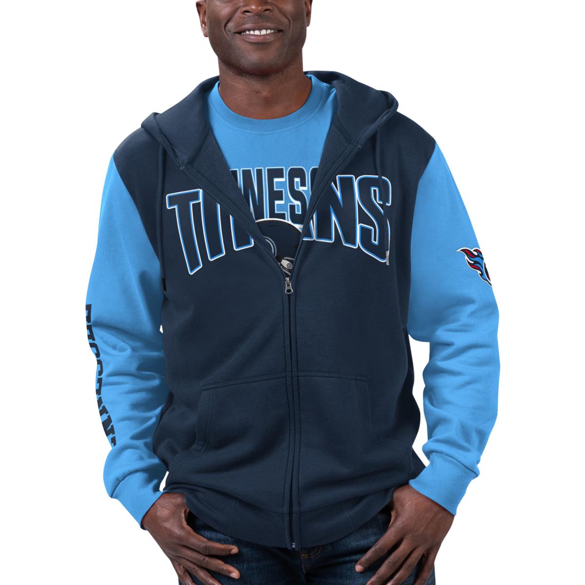 NFL Tennessee Titans Blue Unisex 3D Hoodie Zip Hoodie For Men And