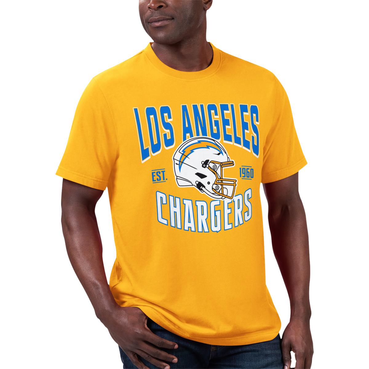 Nfl La Chargers Short Sleeve T-shirt in Yellow for Men