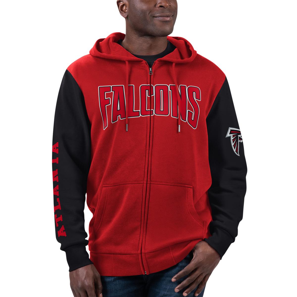 Falcons zip hot sale up hoodie