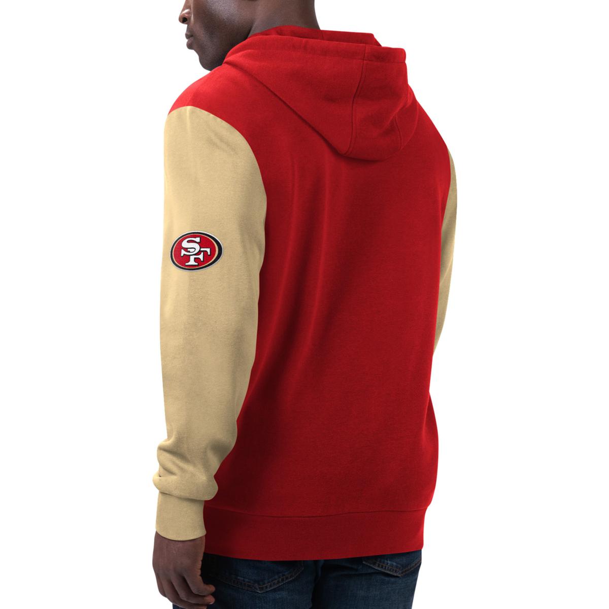 Officially Licensed NFL Men's Faux Suede Full-Zip Jacket by Glll - Saints