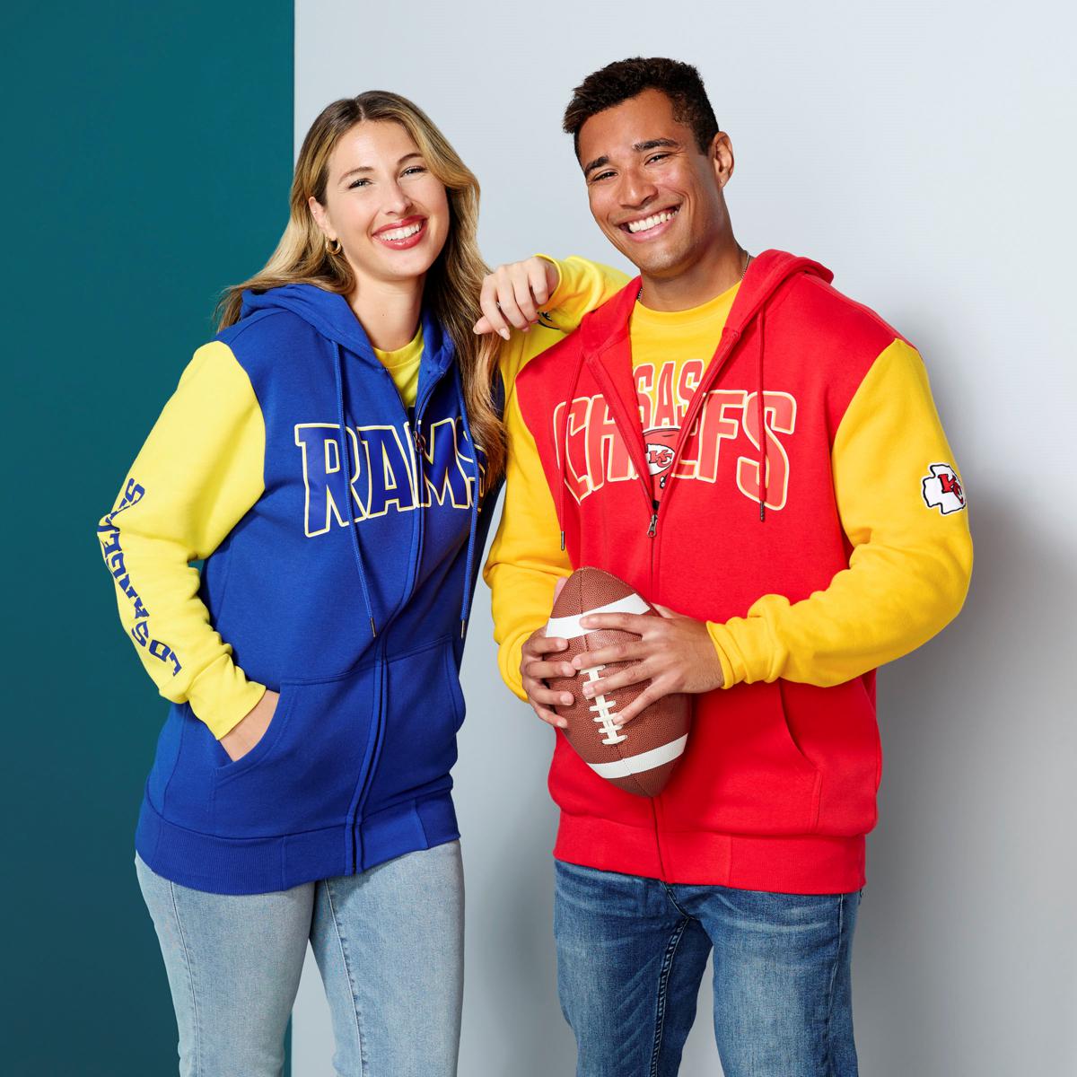 Officially Licensed NFL 2-piece Combo Full-Zip Hoodie & Tee by GIII - Giants