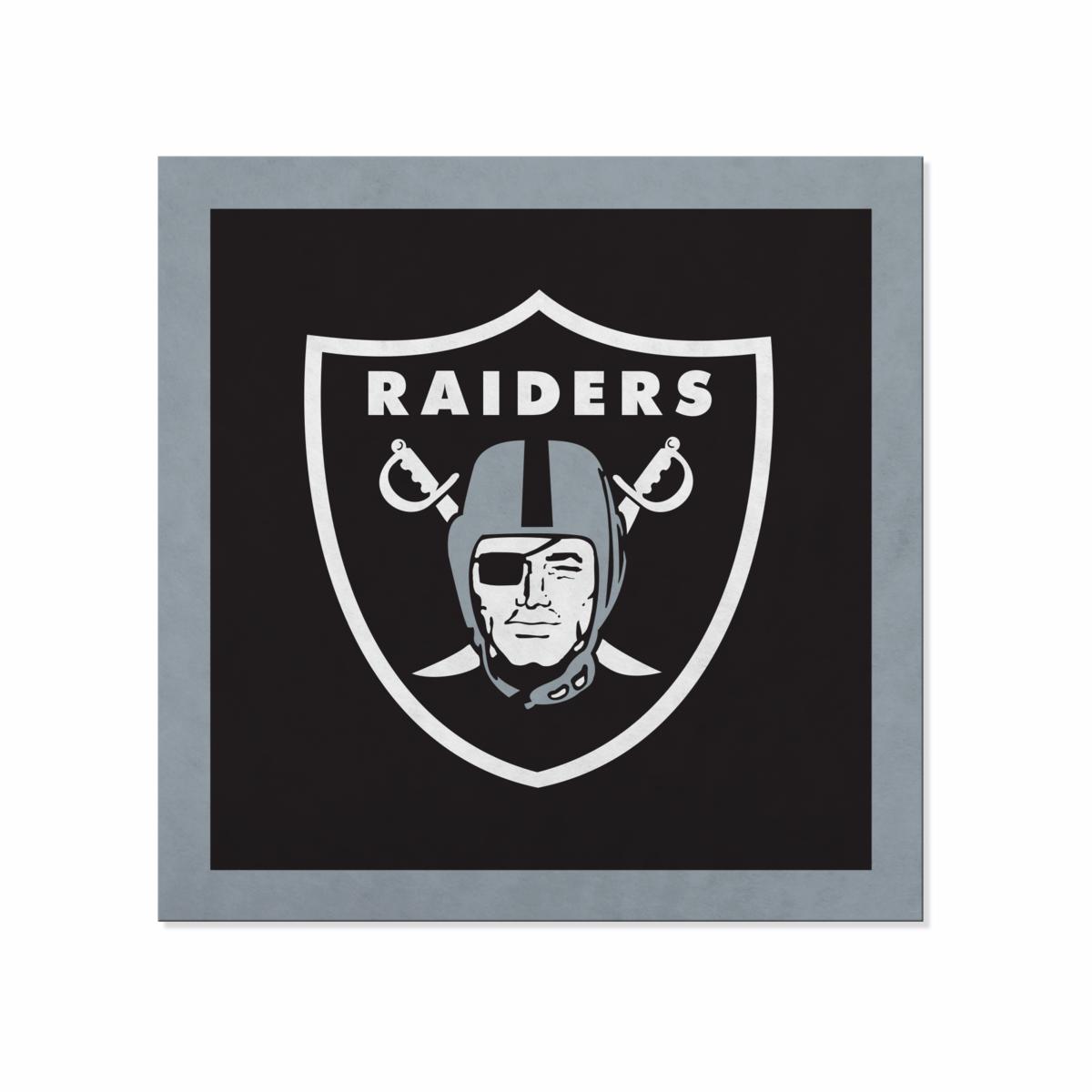 Raiders Black Letter Knit