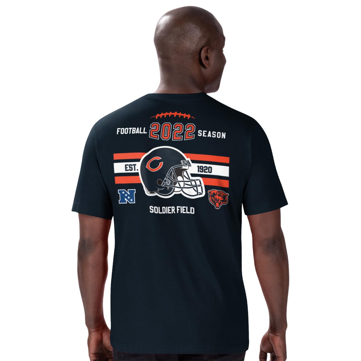 Football Fan Shop Officially Licensed NFL 3-in-1 Combo 2-Pack of Crew-Neck Tees by Glll - Bears