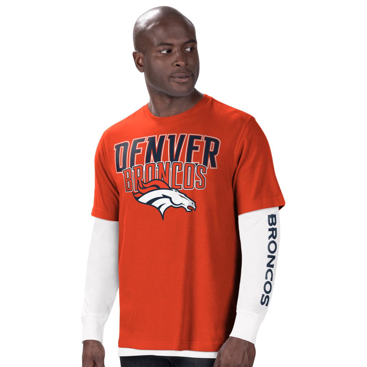 Officially Licensed NFL 2022 Jersey Knit Schedule Tee by Glll - Broncos