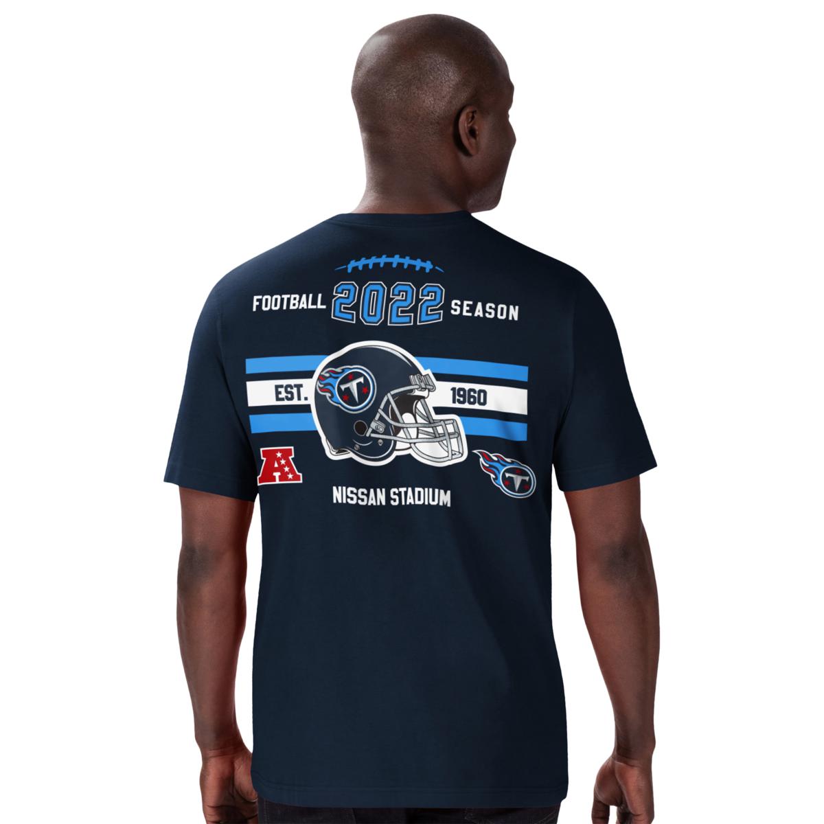 Officially Licensed NFL 3-in-1 Schedule T-Shirt Combo 2pk by Fanatics -  Titans