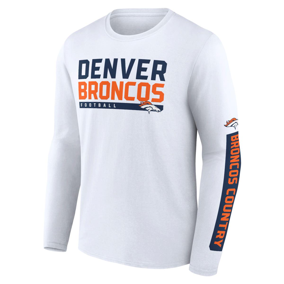 Men's Black Denver Broncos Home Stretch T-Shirt