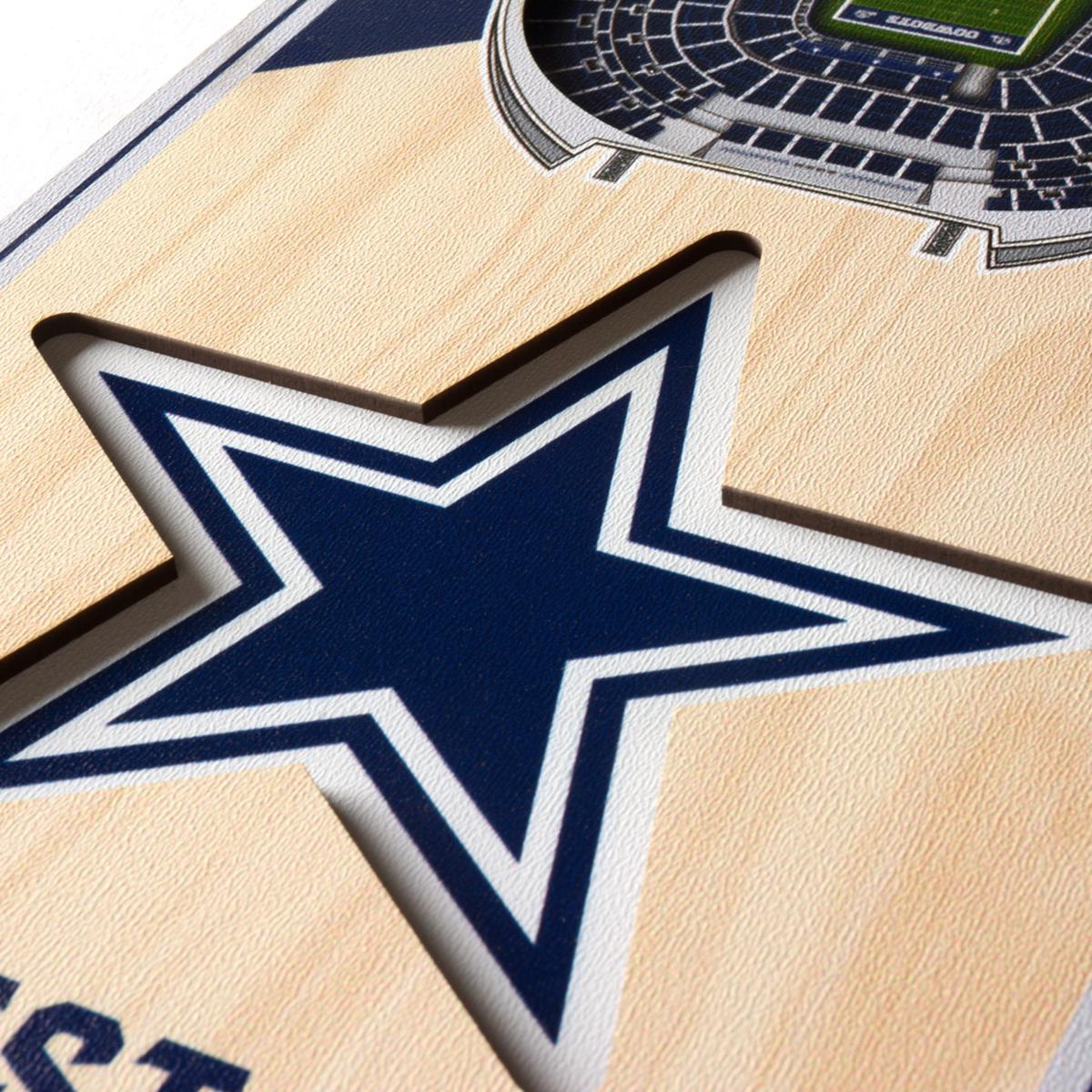 8 x 32 NFL Dallas Cowboys 3D Stadium Banner