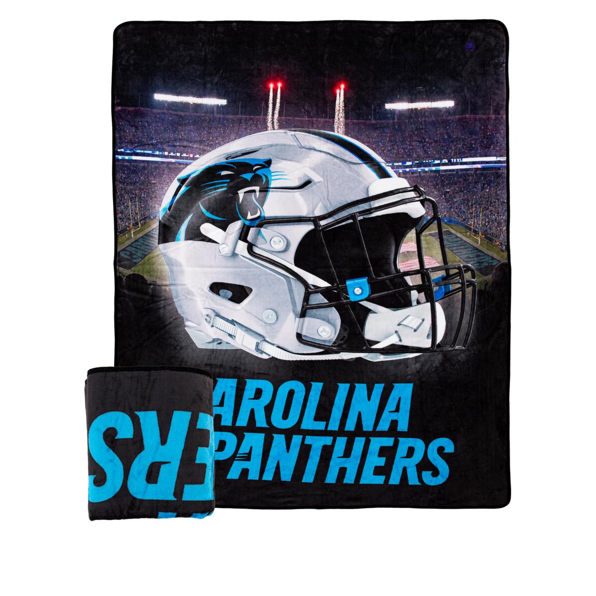 Officially Licensed NFL 66' x 90' Oversized Home Turf Throw - Panthers