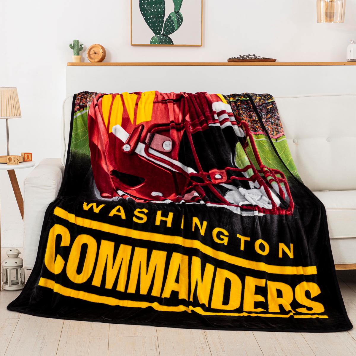 Officially Licensed NFL 66 x 90 Oversized Home Turf Throw - Washington  Footballteam