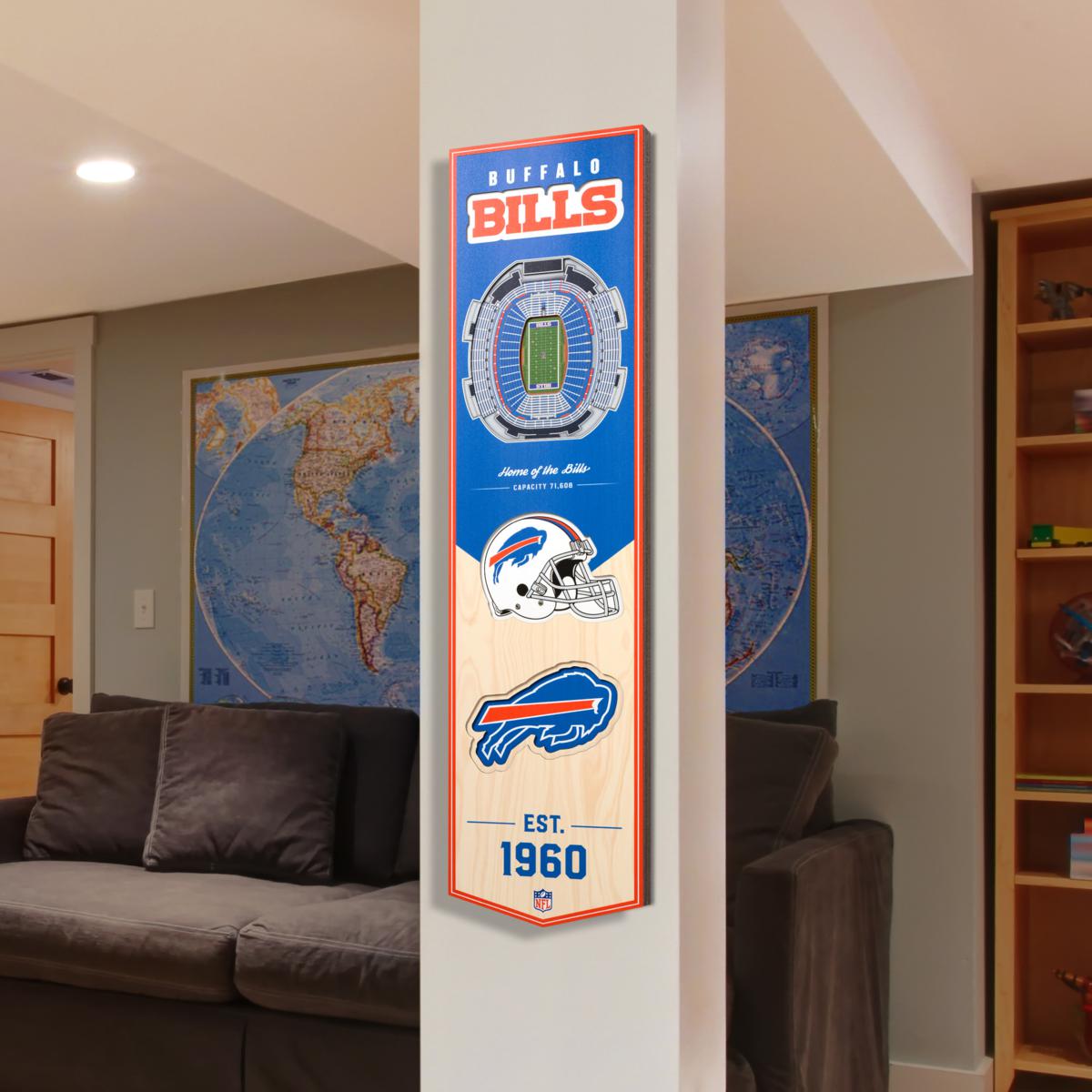 Officially Licensed NFL Buffalo Bills 3D Stadium Banner