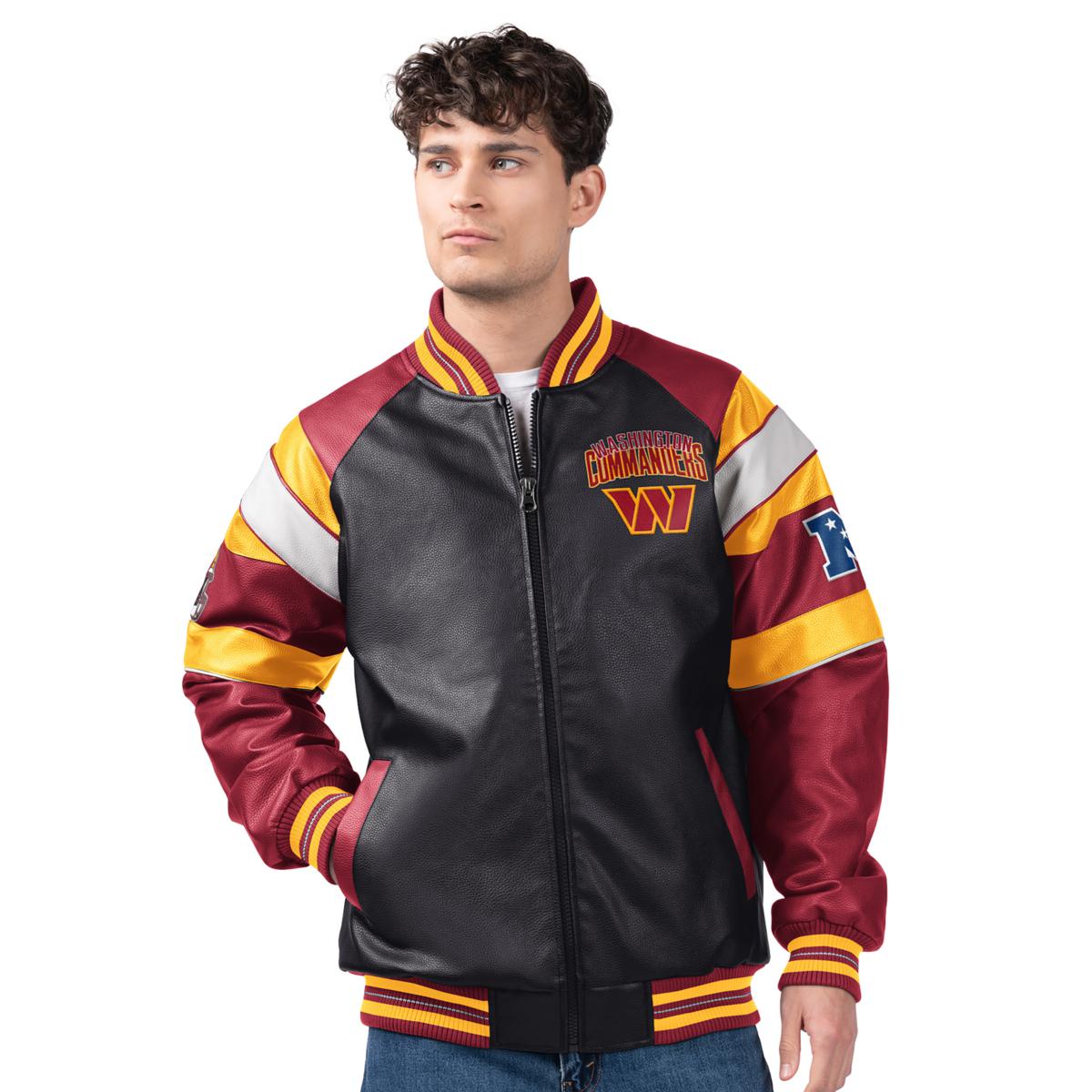 Men's Official NFL top Leather Jacket