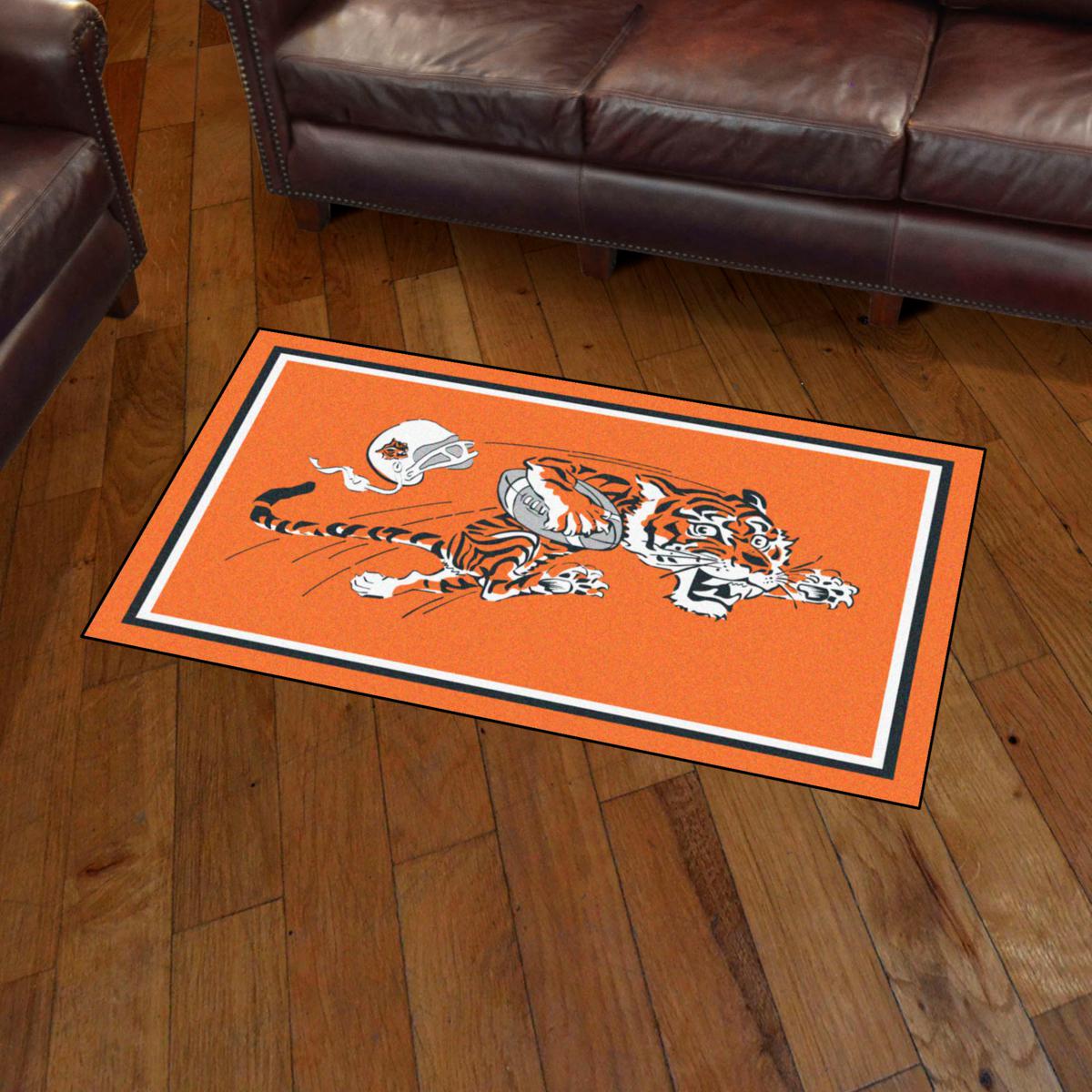 Officially Licensed NFL Cincinnati Bengals Vintage Logo Football Rug