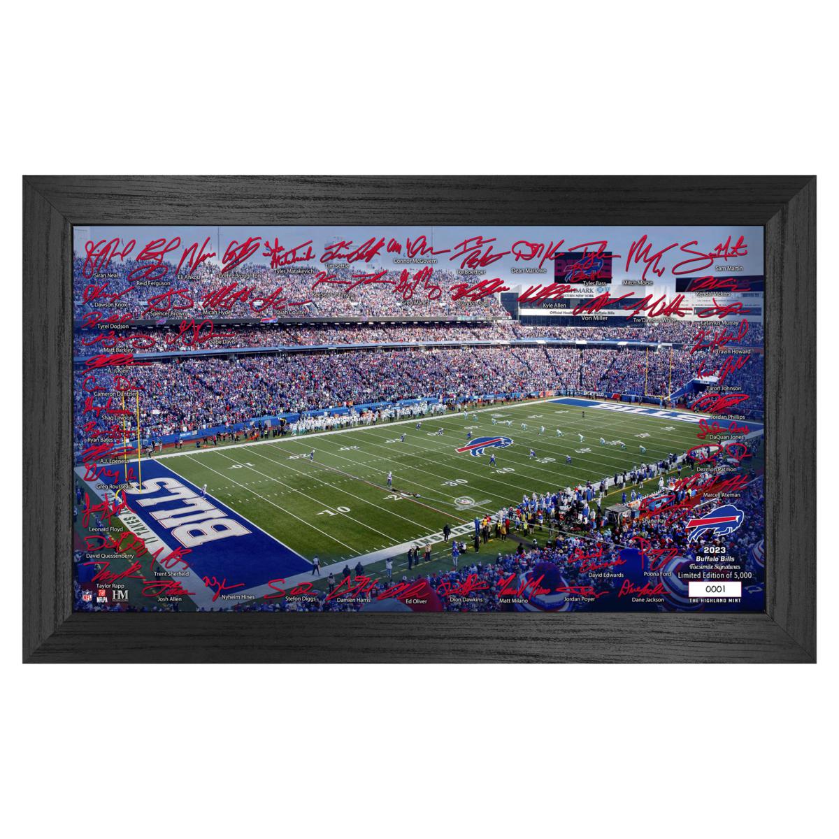 NFL Buffalo Bills Football Chrome License Plate Frame Fan Mats