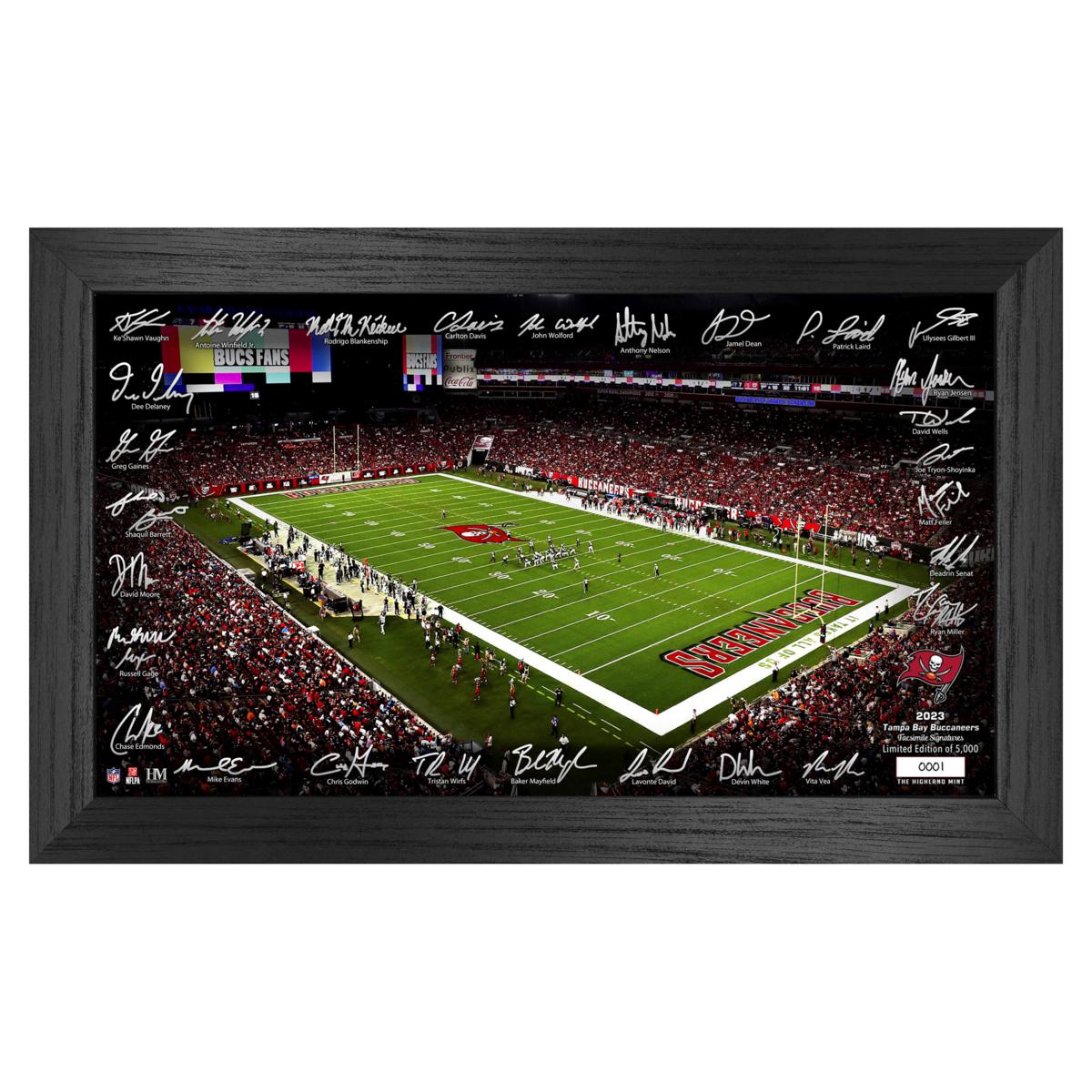 Officially Licensed NFL Commemorative Frame - Washington Footballteam -  Broncos - Bucs