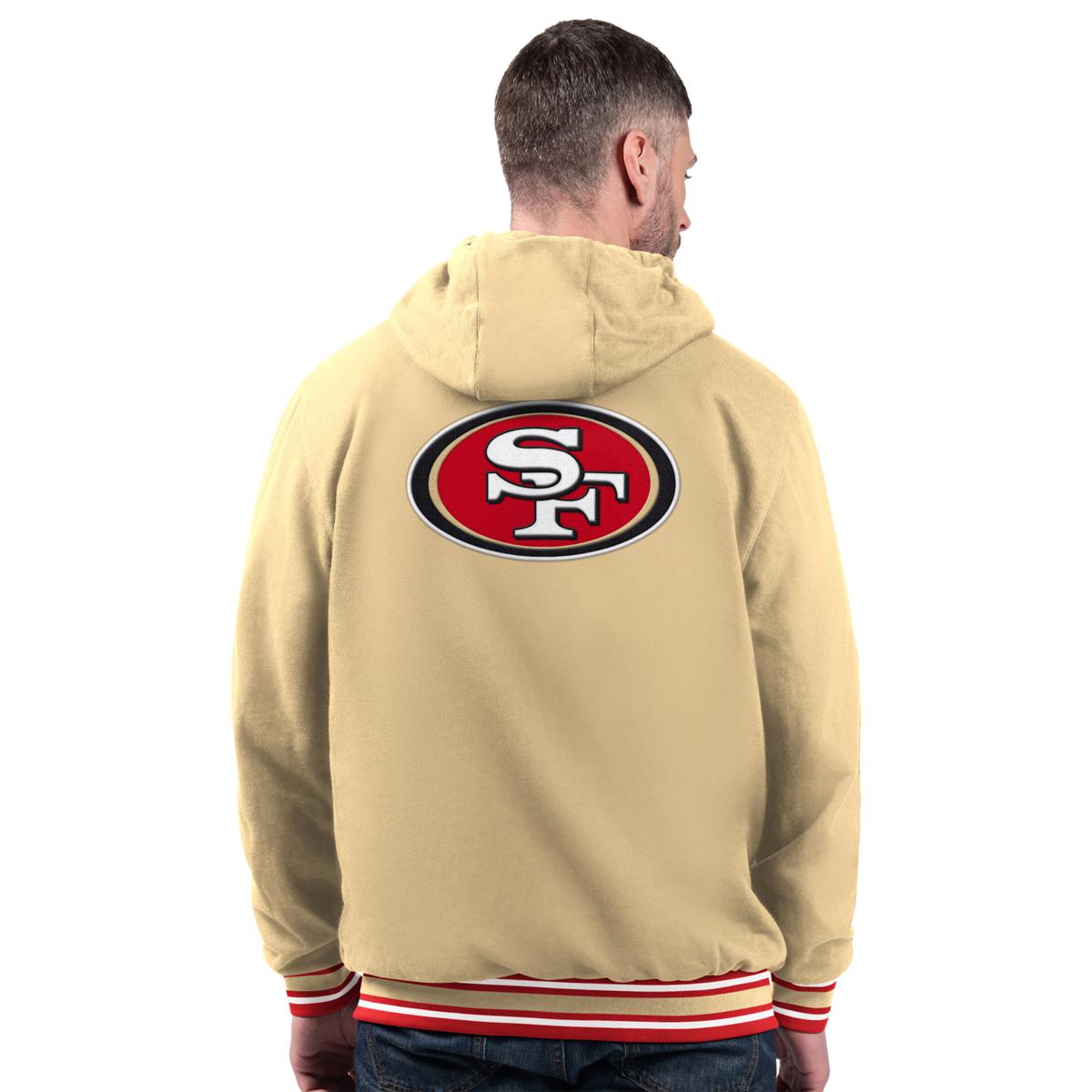 49ers outlets Reversible Hoody Sweater Jacket