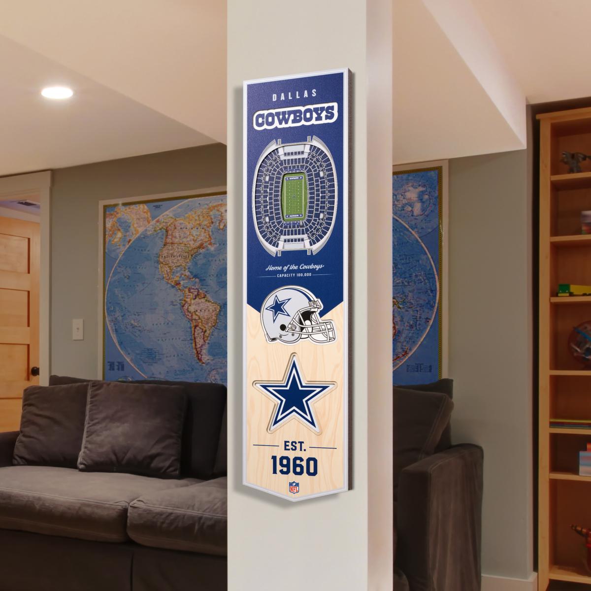 Dallas Cowboys NFL Football Lot of 2 Signs Home Decor Man Cave