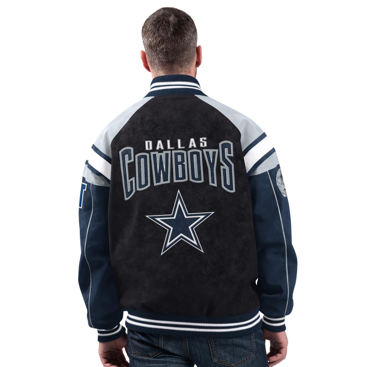 Dallas cowboys faux leather jacket best sale