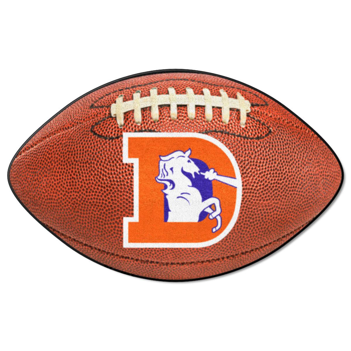 Denver Broncos NFL Football Logo and Helmet Orange – US Fabric Shop