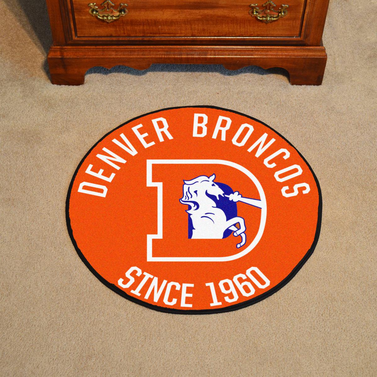 Denver Broncos Area Rug – Nylon 5’ x 8’