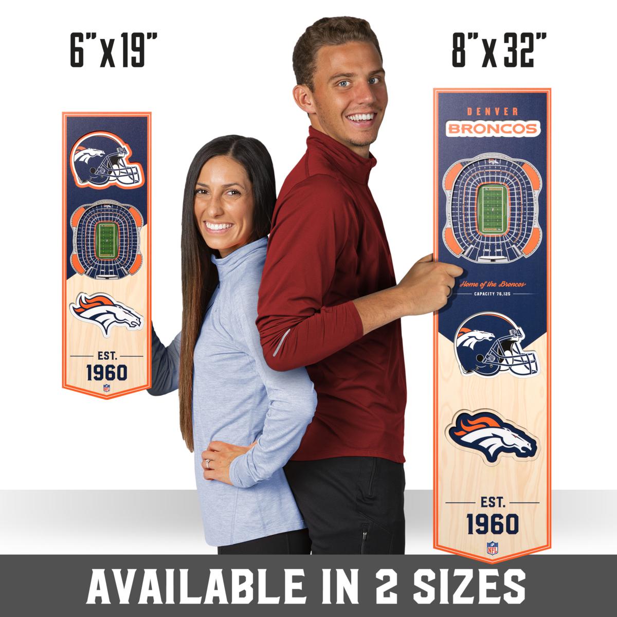 Buy NFL - Denver Broncos 2-piece Embroidered Car Mats