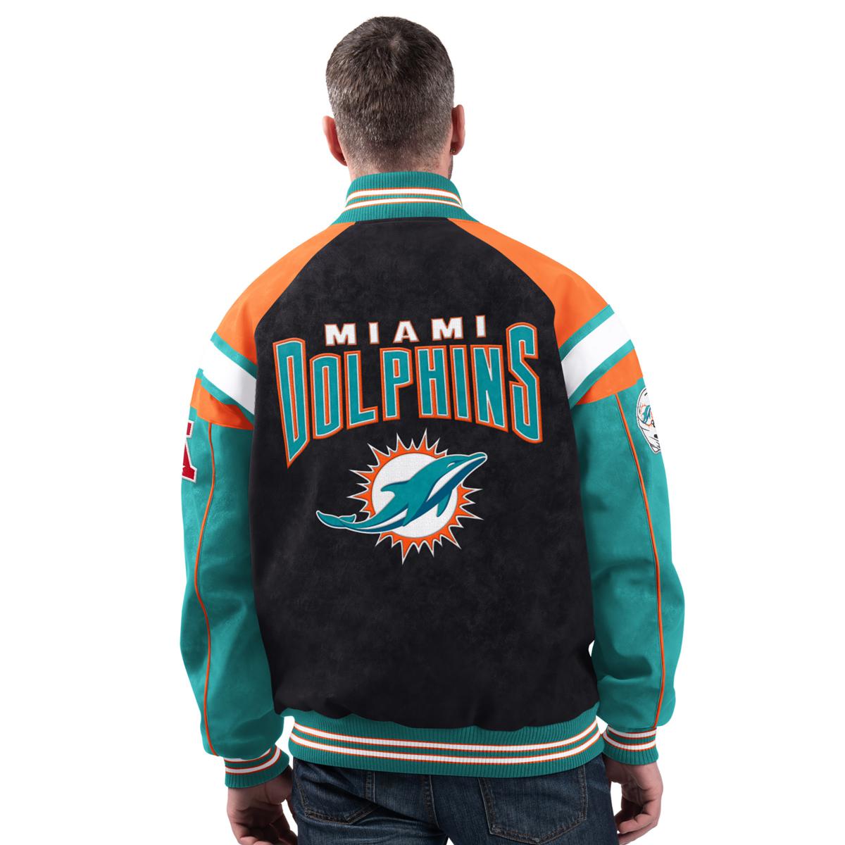Officially Licensed NFL Faux Suede Jacket by Glll Sports