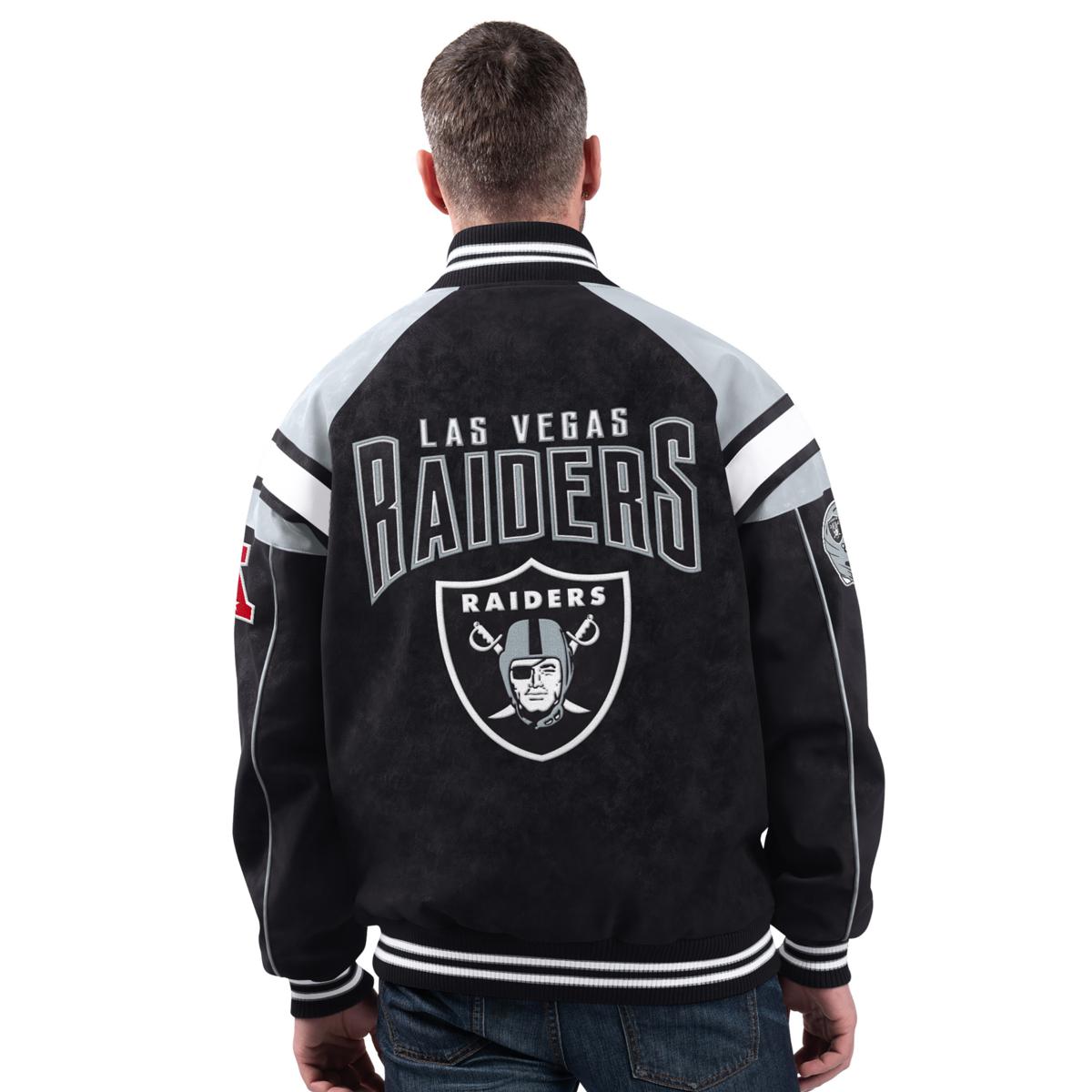 NFL Raiders suede bomber selling jacket