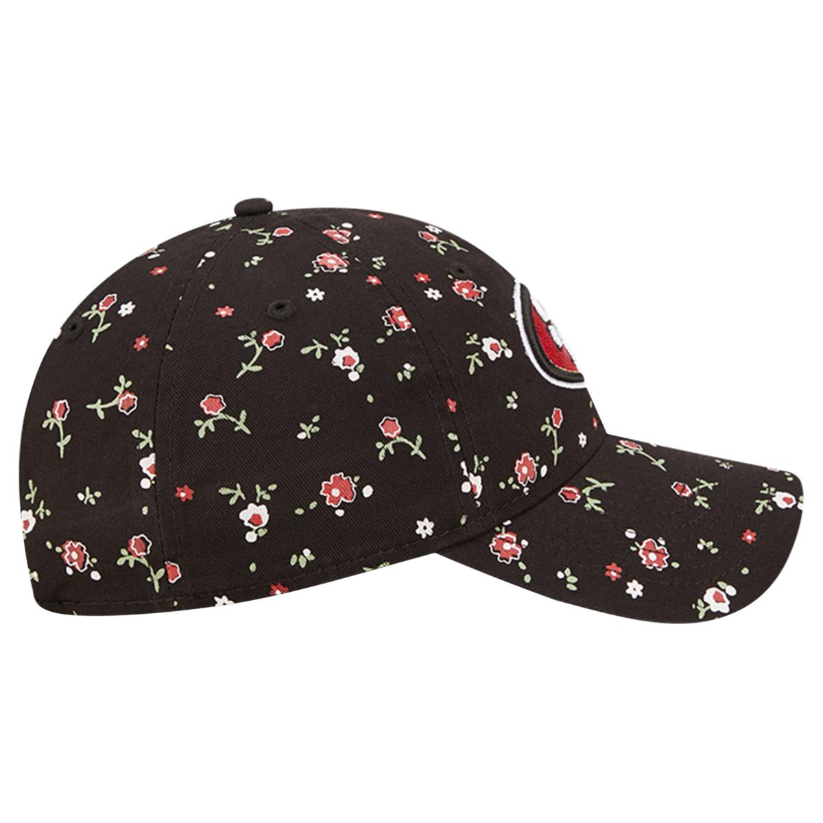 SAN FRANCISCO 49ERS WOMEN'S FLORAL 9TWENTY ADJUSTABLE HAT