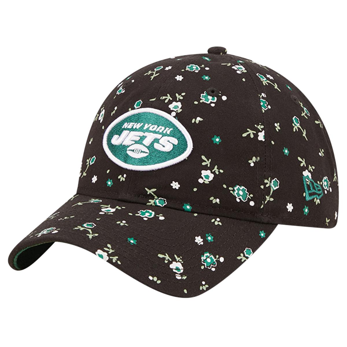 New York Jets New Era 9twenty Adjustable Hat Women's Dark Gray New