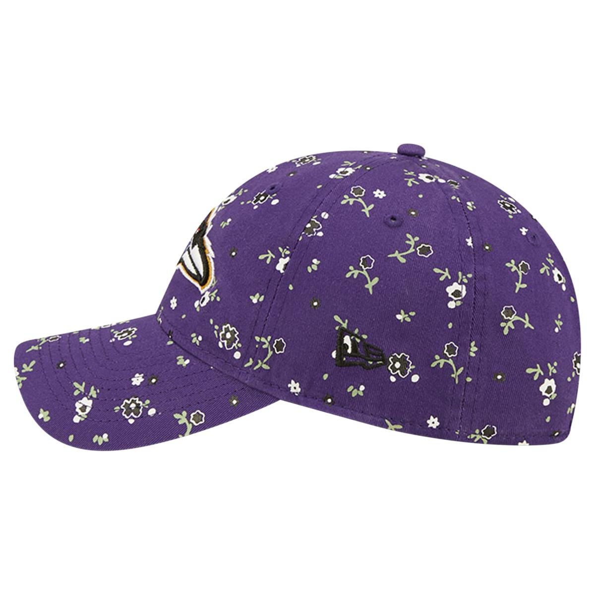 Officially Licensed NFL Floral 9TWENTY Adjustable Hat - Cowboys - Ravens