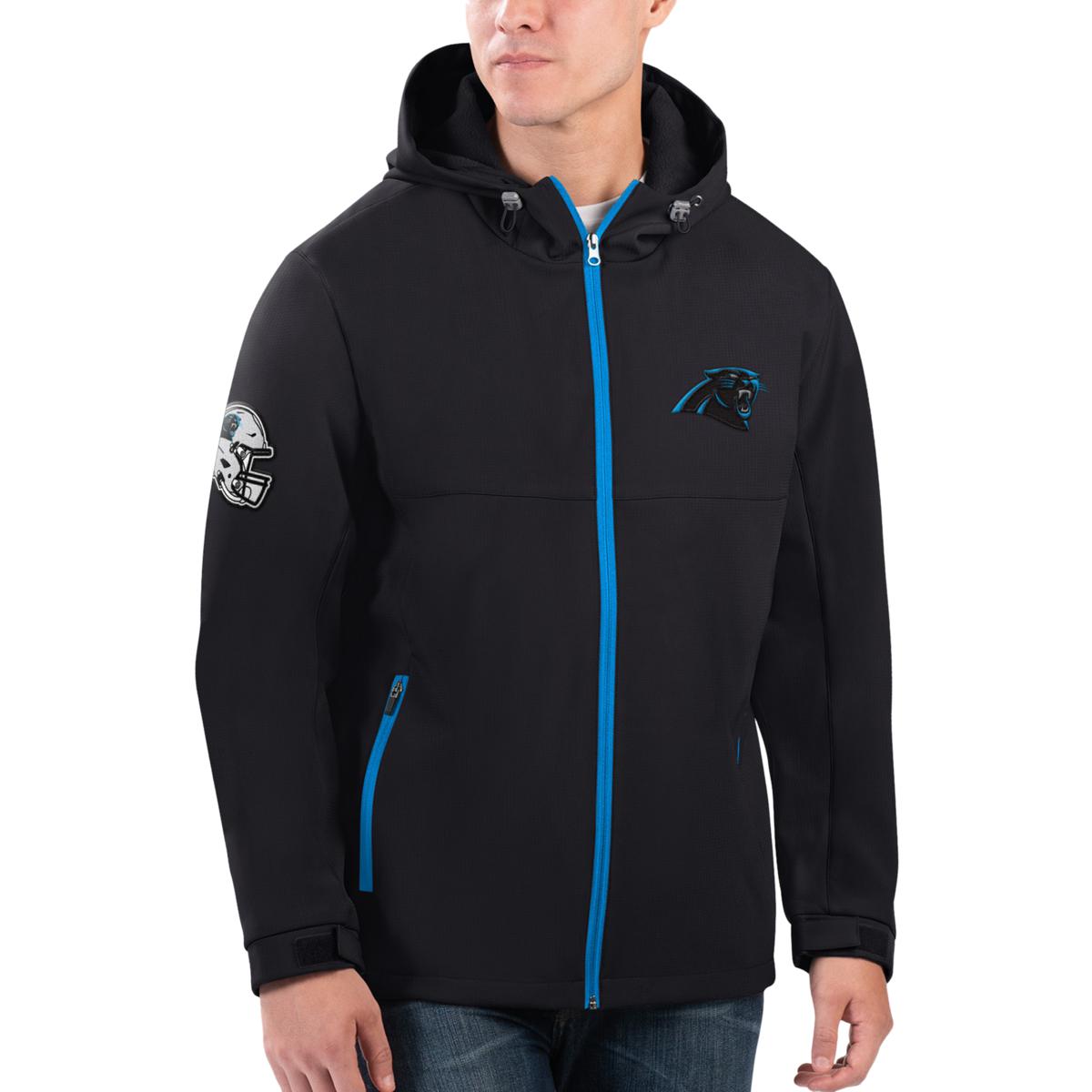 Carolina Panthers Dunbrooke Big & Tall Legacy Stadium Full-Zip Jacket -  Black