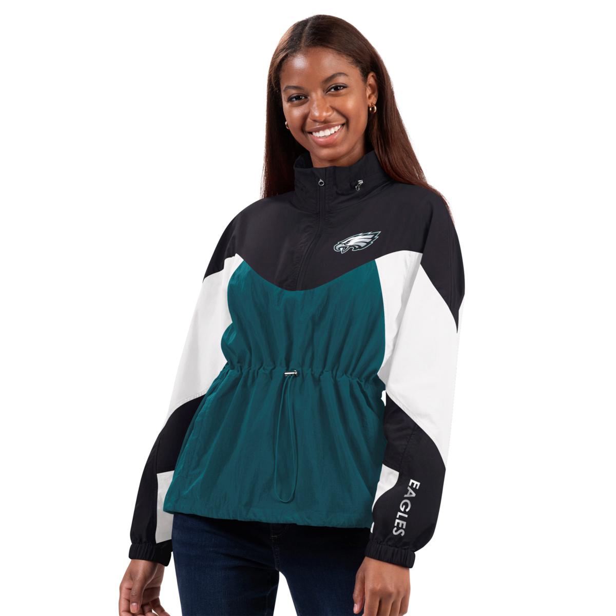 Philadelphia Eagles Team Men's Nike NFL Long-Sleeve Windshirt.