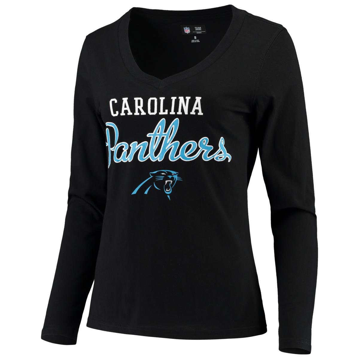 Concepts Sport Women's Philadelphia Eagles Marathon Black Long Sleeve T- Shirt