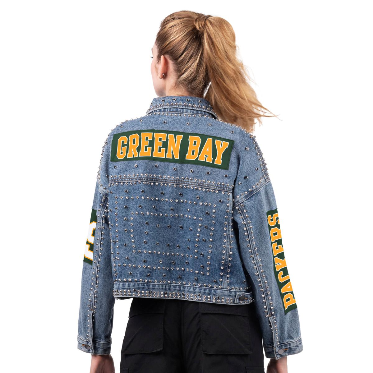 Vintage GIII Carl Banks Green Bay Packers Leather Bomber