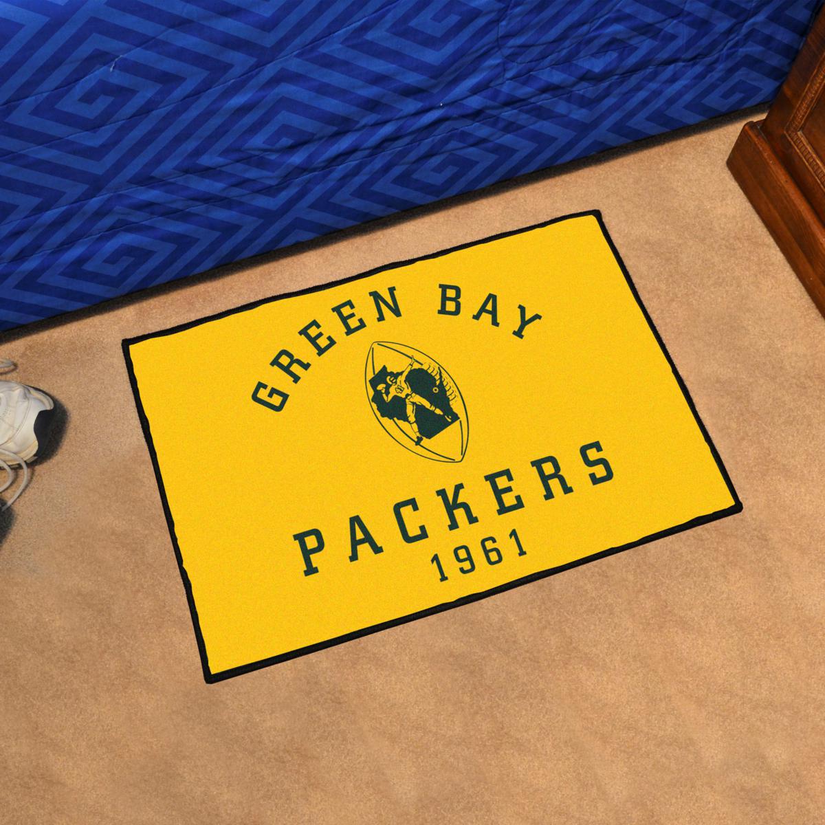 Officially Licensed Green Bay Packers Uniform Rug - 19 x 30 - NFL