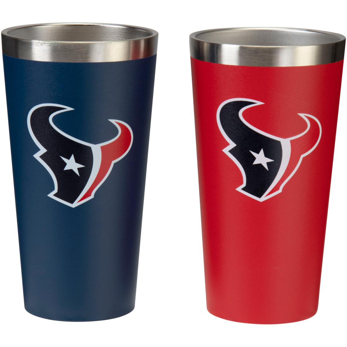 The Memory Company Houston Texans 16oz. Personalized Glass Tumbler