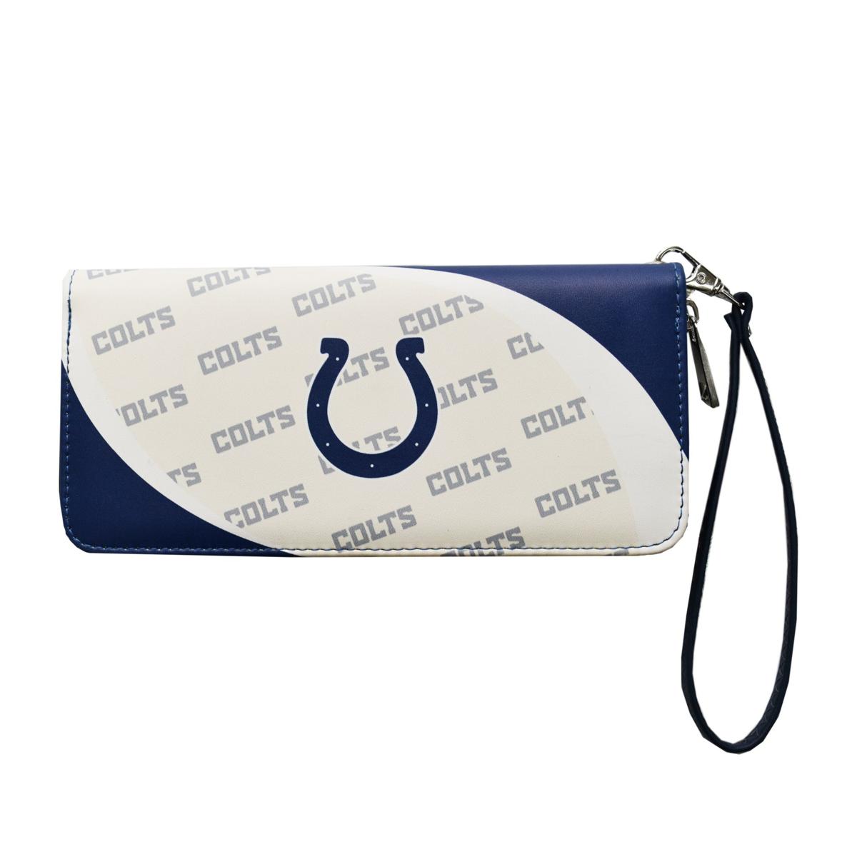 nfl curve zip organizer wallet