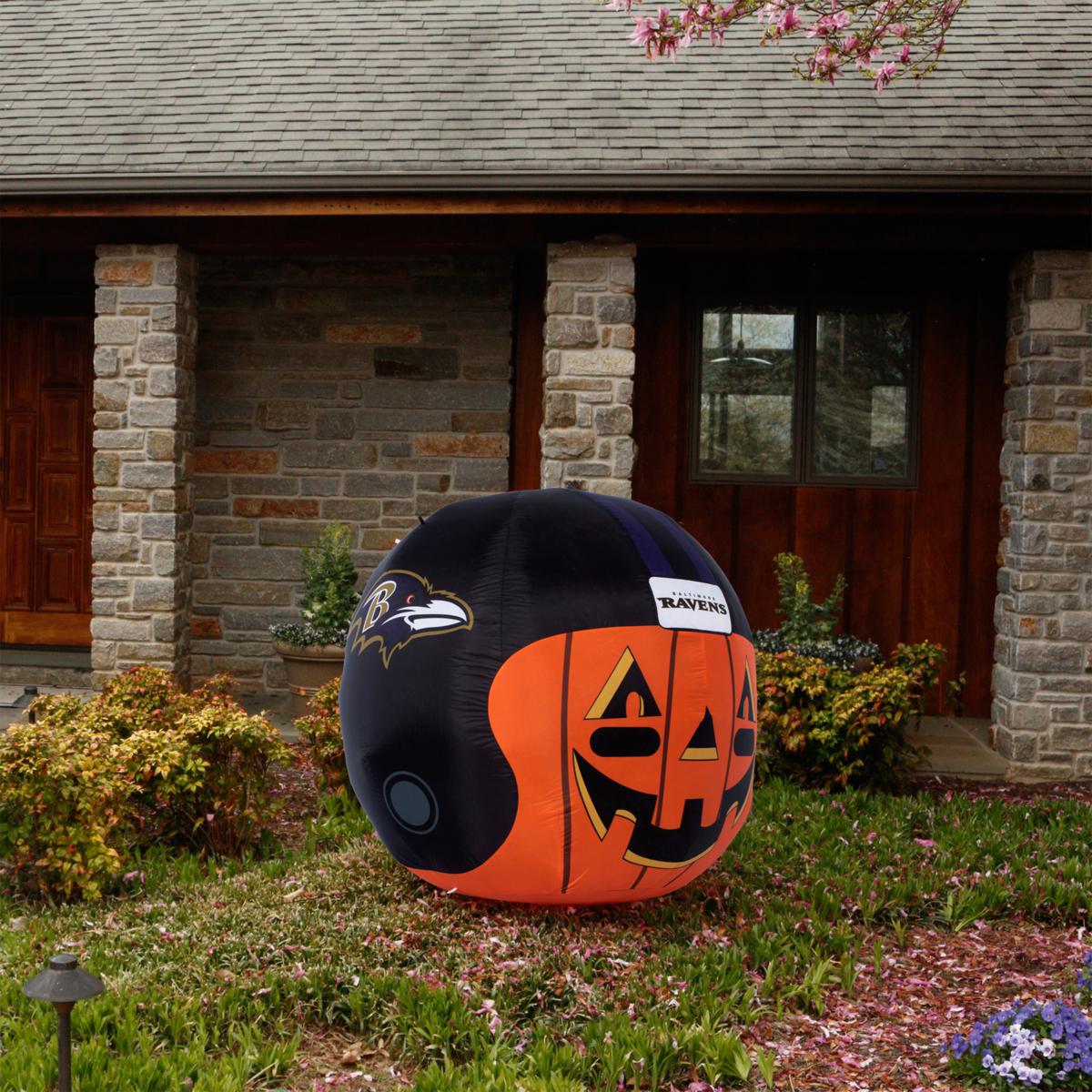 Baltimore Ravens Team Pride Inflatable Jack-O'-Helmet, 4 ft