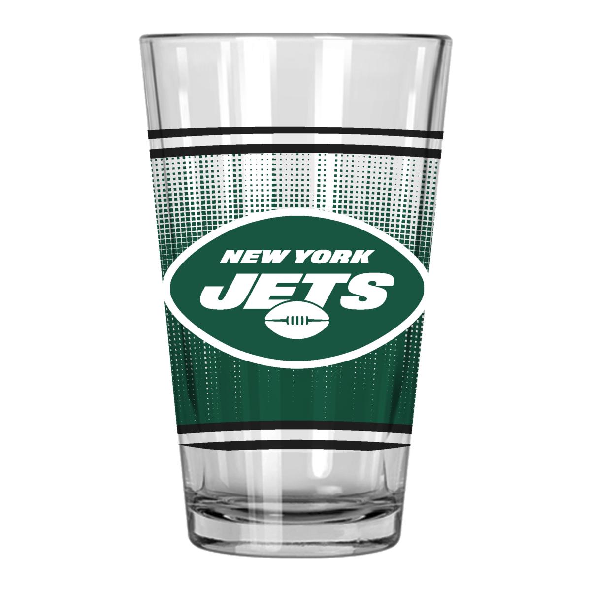 Officially Licensed NFL Lions 16oz Pint Glass in Vapor Graphics